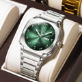 Poedagar 616 Men's Watch Luxury Classic Arabic Dial Quartz Wristwatch Montre Waterproof Stainless Steel Business Watch for Men