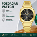 Poedagar 616 Men's Luxury Watch Classic Arabic Dial Quartz Watches Montre Waterproof Stainless Steel Business Wristwatch for Men