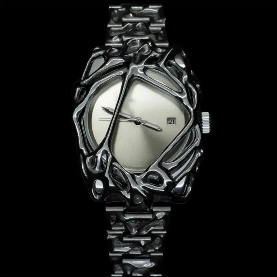 OEM Men's Luxury Quartz Stainless Steel Wristwatch with Custom Logo Pointer Dial Water Resistant 3BAR
