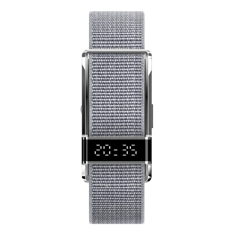 S18 Smart Bracelet with Screen IP68 Waterproof Heart Rate Monitor Zinc Alloy Fitness Tracker Gold Silver Black