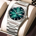 Poedagar 847 Luxury Men's Quartz Watches Stainless Steel Bracelet Business Watch Montre Reloj Date Waterproof Wristwatch for Men