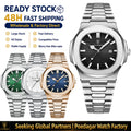 Poedagar 613 Men's Watch Hot Sale Montre Homme Business Quartz Watches Luxury Stainless Steel Waterproof Luminous Watch for Men
