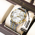 Poedagar 978 Luxury Men Watch Stainless Steel Luminous Date Business Waterproof Relojes Montre Quartz Wristwatch Wholesale Price