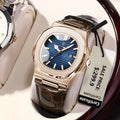 Poedagar New Fashion Sport Montre Homme Luxury Leather Waterproof Mens Watches Luminous Date Quartz Watches for Men