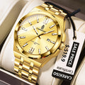 CAREKISO Original Business Waterproof Luminous Men Quartz Watches Stainless Steel Bracelet Watch for Men