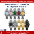 Poedagar 788 Luxury Women's Watch Black Square Case Waterproof Luminous Reloj Wristwatch Stainless Steel Quartz Watch for Women