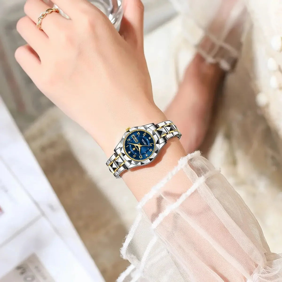 Poedagar 782 New Women Watches Waterproof Ladies Watch Stainless Steel Luminous Quartz Watches for Women