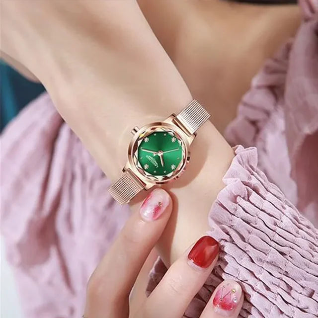 Poedagar Fashion Casual Watch Women High Quality Stainless Steel Quartz Watches Waterproof Luminous Ladies Watches