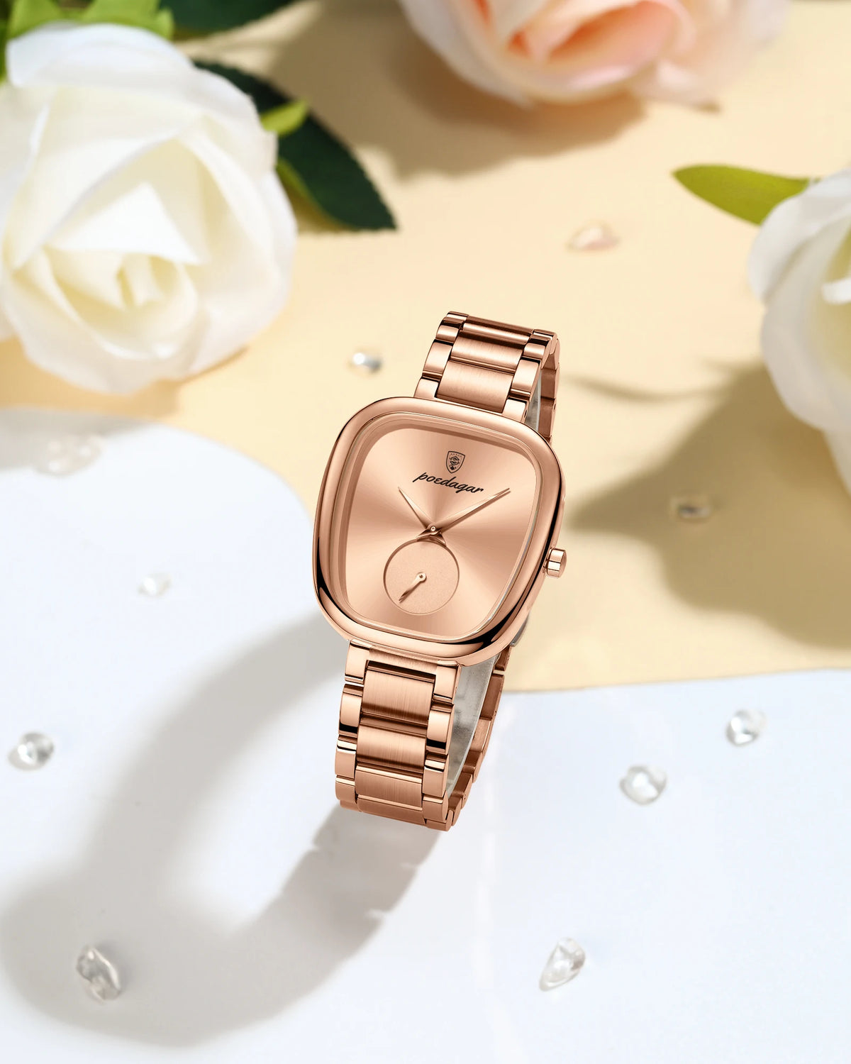 Poedagar 783 Luxury Quartz Watch for Women Waterproof High Quality Stainless Steel Ladies Watches