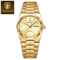 Poedagar 786 Luxury Stainless Steel Elegant Watch Women Waterproof Luminous Date Ladies Quartz Watch for Women