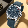 Poedagar 895 Business Men Watch Casual Geometric Dial Luminous Leather Strap Quartz Waterproof Factory Price Ready to Ship