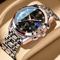 Poedagar New Fashion Men Watch Luminous Waterproof Quartz Watches Luxury Stainless Steel Man Wrist with Date Watch for Men