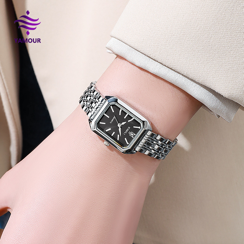 Ximili Women's Square Watches Stainless Steel Alloy Case Watch