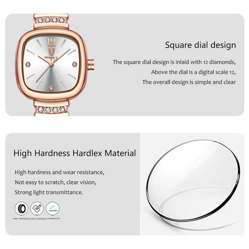 Poedagar Hot Sale Watch for Woman Fashion Popular Stainless Steel Ladies Wristwatch Waterproof Quartz Watches