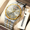 Poedagar 675 Men's Luxury Quartz Wristwatch Waterproof Luminous Montre Homme Stainless Steel Watch for Men