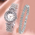 Luxury Women's Quartz Watch with Diamond Accents – Elegant Wedding Gift