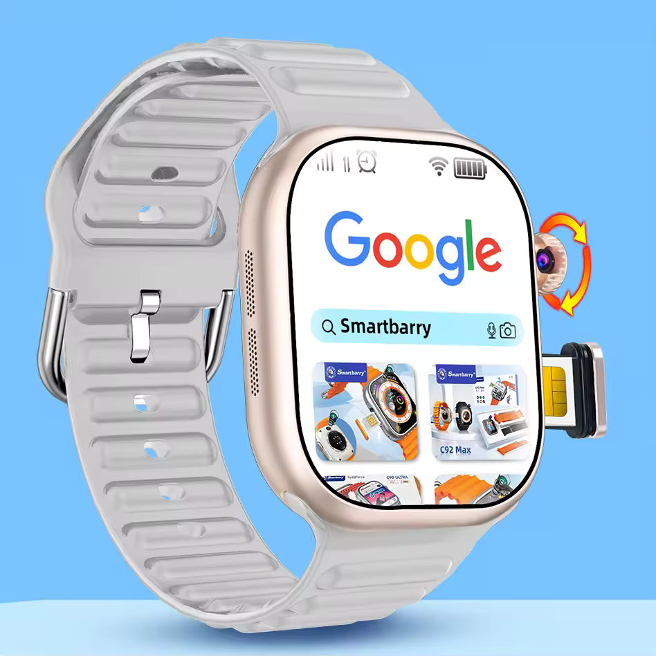 C95 Android 4G Smartwatch (64GB) with SIM Card & HD Video Calling