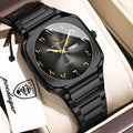 Poedagar 616 Luxury Men's Watch Classic Arabic Dial Quartz Watches Montre Waterproof Stainless Steel Business Wristwatch for Men
