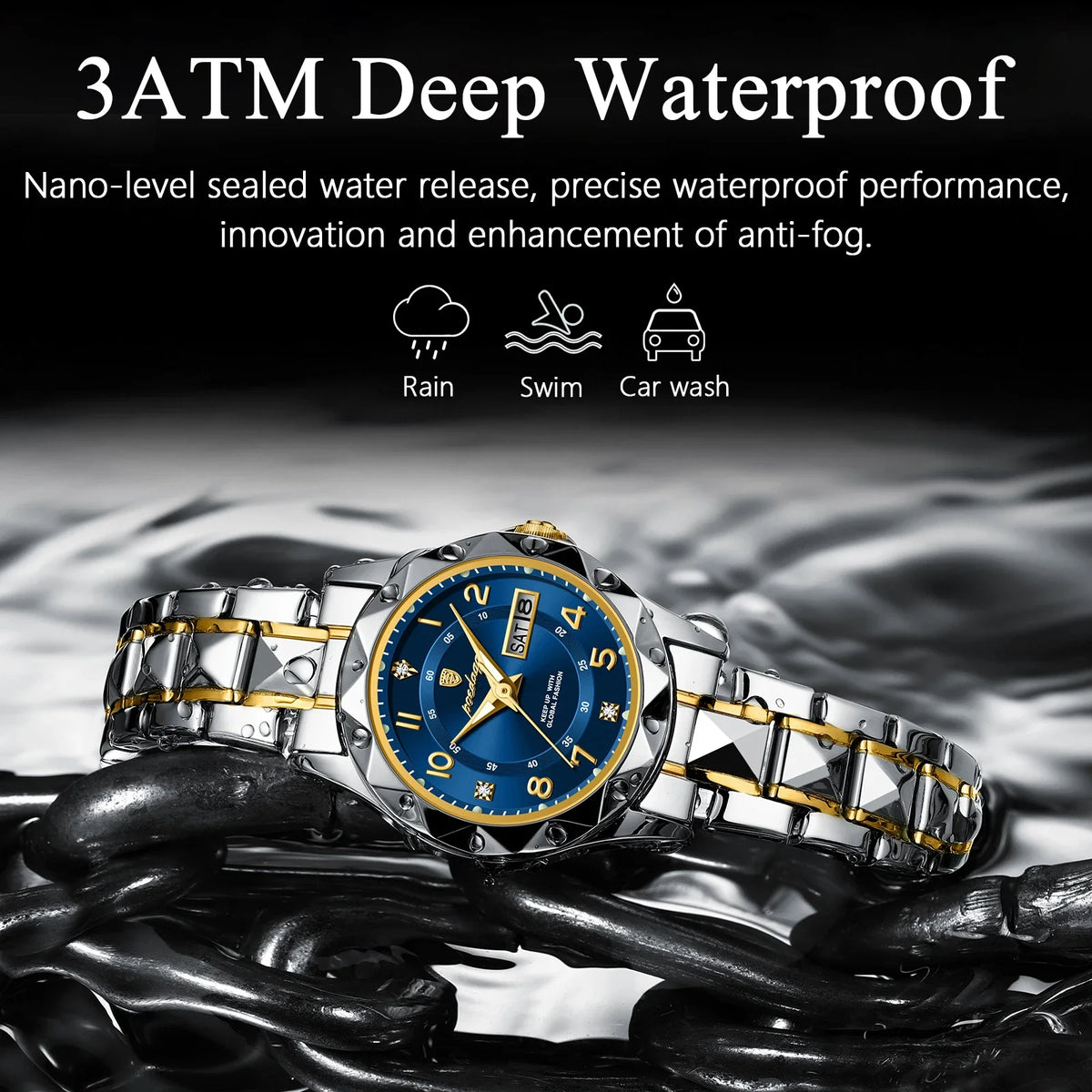 Poedagar 782 New Women Watches Waterproof Ladies Watch Stainless Steel Luminous Quartz Watches for Women