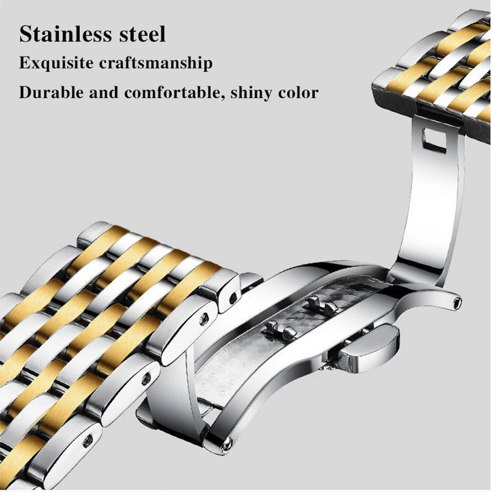 Poedagar Fashion Business Men Watches Wrist Stainless Steel Quartz Watches Waterproof Calendar Watch for Men Wholesale Relojes