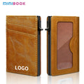 Metal Aluminum RFID Wallet - Minimalist Card Holder for Men & Women