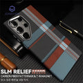 Samsung Galaxy Slim Case with Carbon Fiber Pattern & Magnetic Lens Cover
