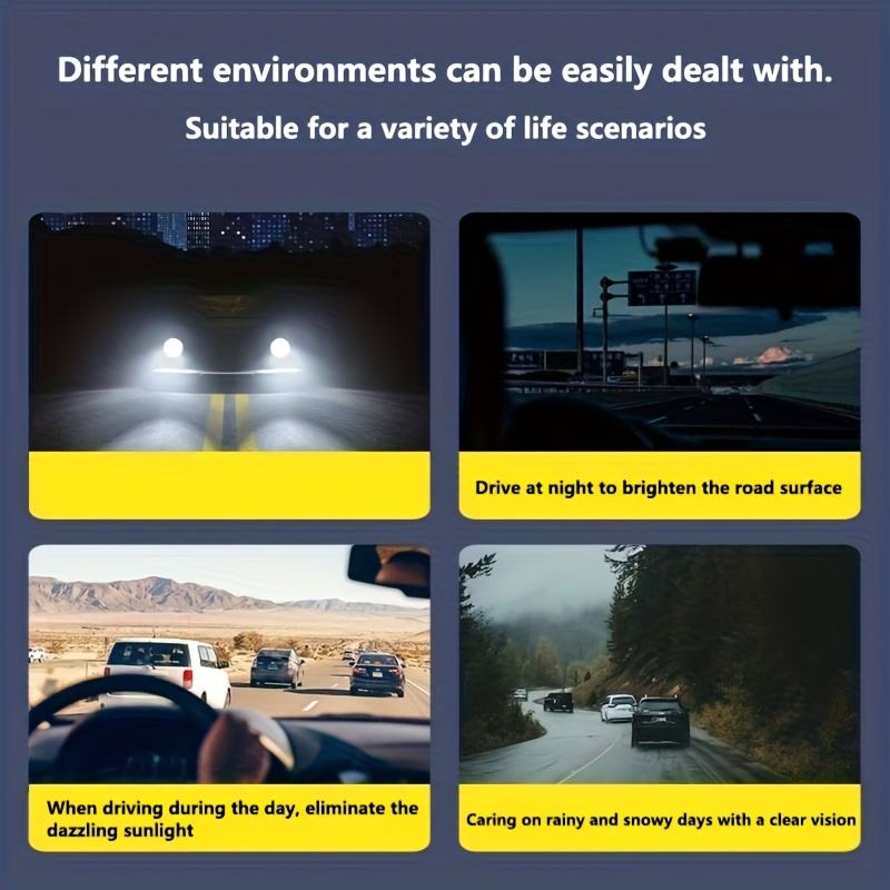 Day & Night Dual-Use Driving Glasses