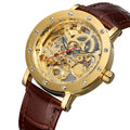 Men's Automatic Watch – Genuine Leather Comfort