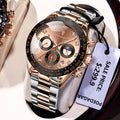 Poedagar Luxury Men Watch Chronograph Waterproof Luminous Date Quartz Watches Stainless Steel Ultra Watch for Men