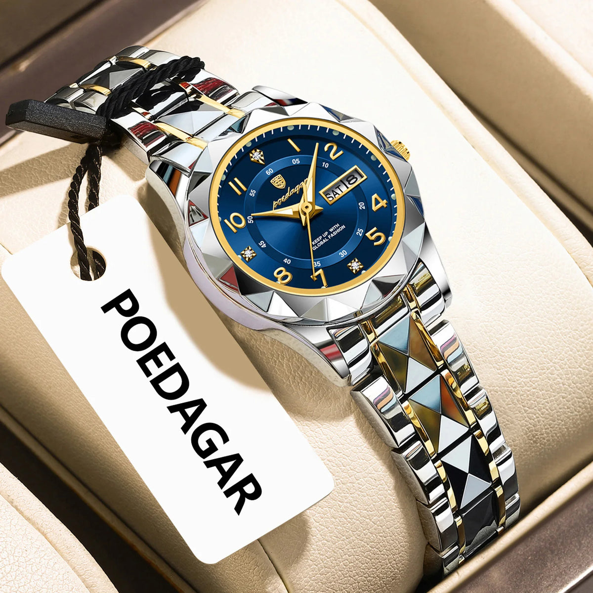 Poedagar 782 New Women Watches Waterproof Ladies Watch Stainless Steel Luminous Quartz Watches for Women