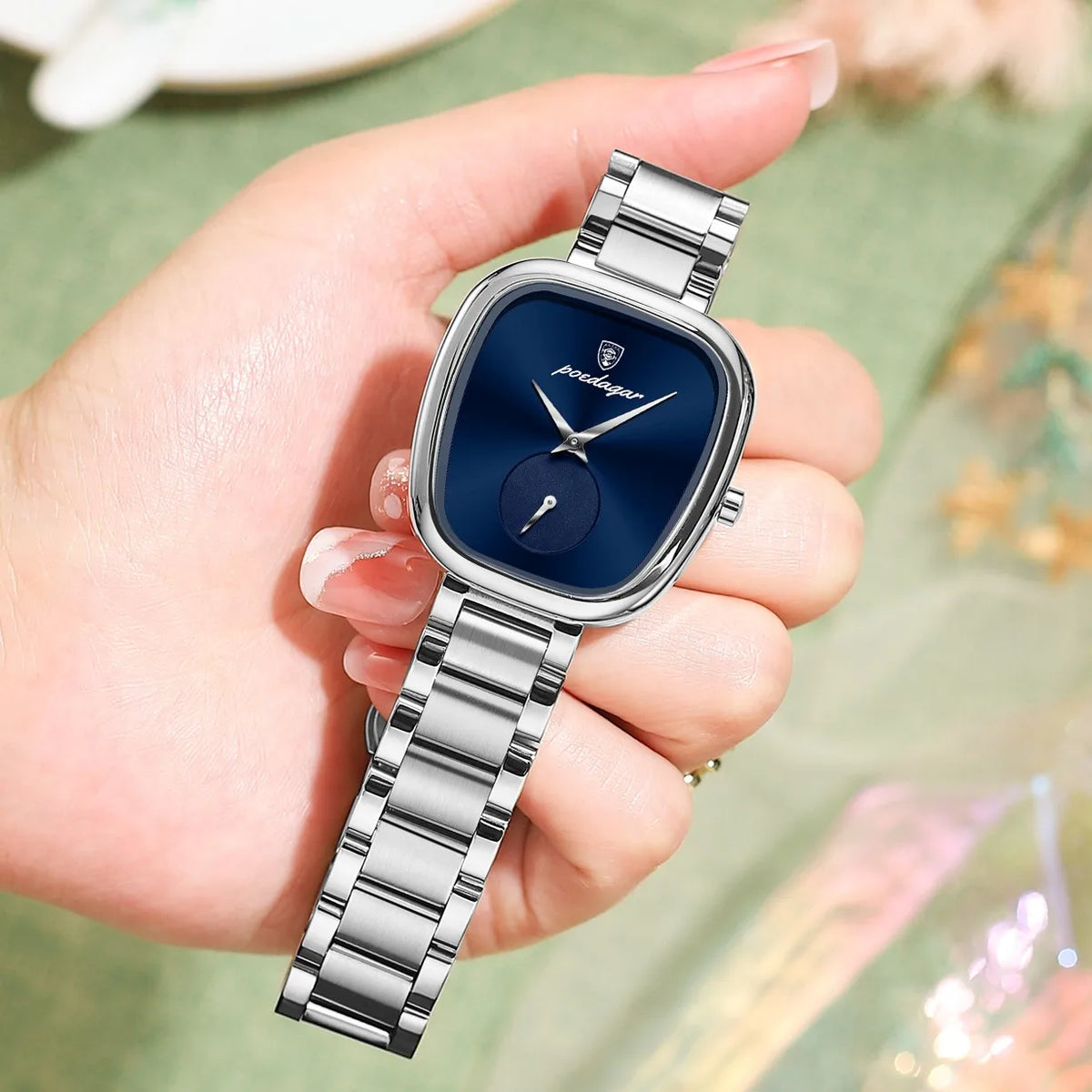 Poedagar 783 Luxury Womens Watches Dress Waterproof High Quality Stainless Steel Elegant Ladies Quartz Watch for Women Montre