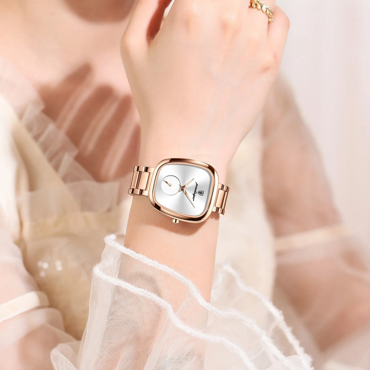 Poedagar 783 Women Dress Watch Luxury Waterproof High Quality Stainless Steel Elegant Ladies Quartz Watch Montre Femme Wholesale