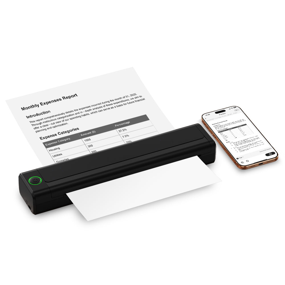Phomemo M832D Portable Touchscreen A4 Thermal Inkless Printer