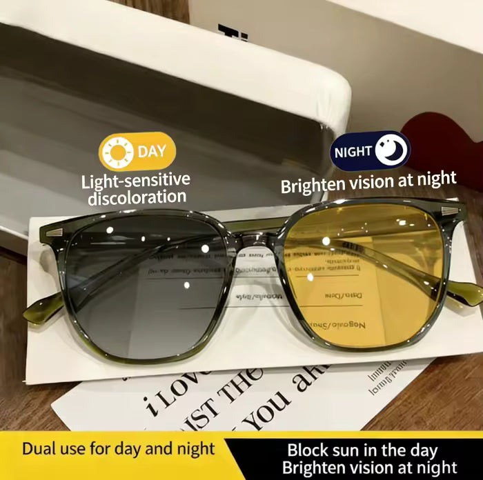 Day & Night Dual-Use Driving Glasses