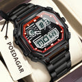 Watch for Men Poedagar 993 Sports Chronograph Men's Quartz Watches Luxury Dual Display Luminous Waterproof Watch Montre Homme