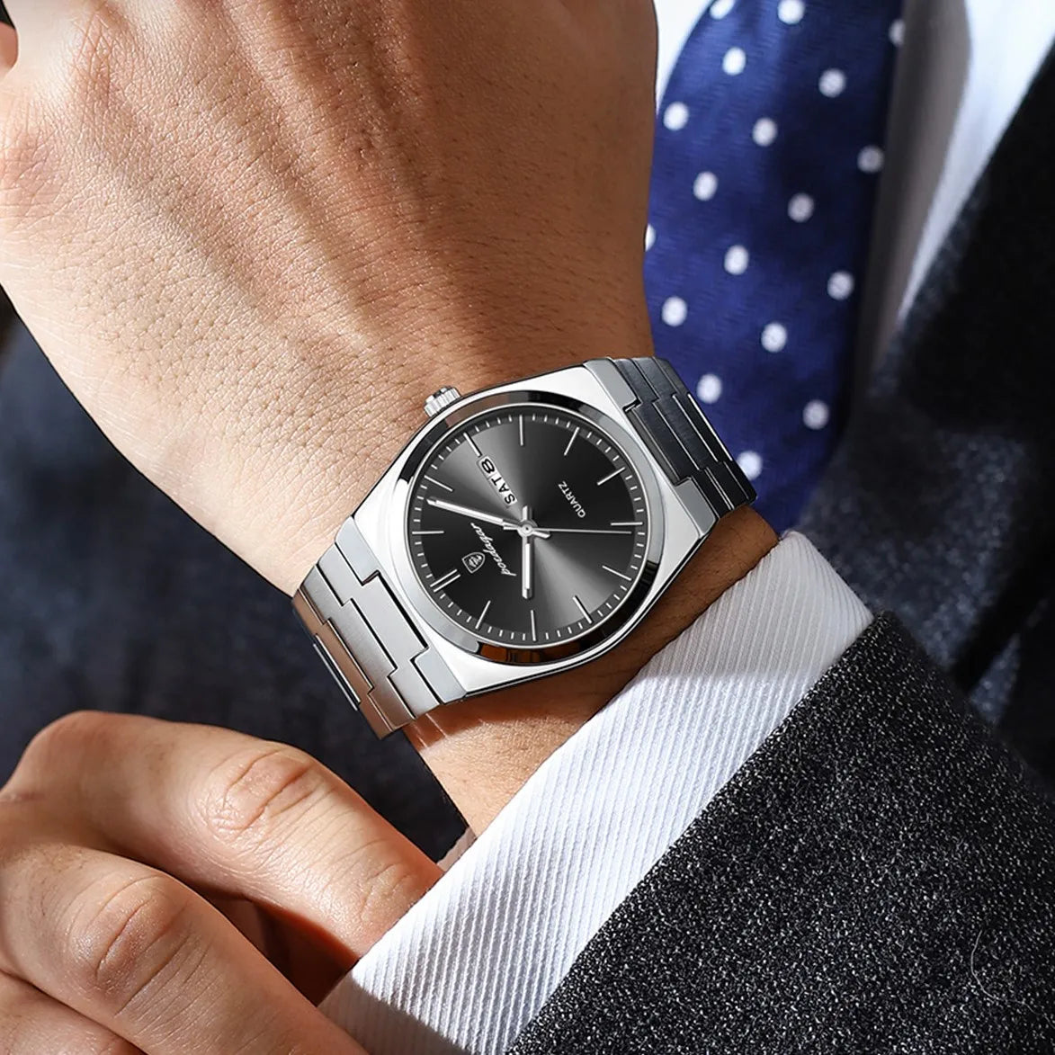 Poedagar 930 Watch for Men Luxury Hot Sale Stainless Steel Bracelet Quartz Watches Montre Homme Waterproof Luminous Men Watch