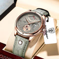 Poedagar Fashion Casual Sport Watches Men Wrist Leather Luxury Quartz Watches Waterproof Calendar Watch for Men Reloj