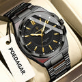 Poedagar 896 Luxury Mens Watch Original Daily Wear Waterproof Luminous Stainless Steel Quartz Watch for Men Reloj Hombre Montre