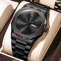 Poedagar Classic Middle Eastern Arabic Dial Quartz Men's Watch Waterproof Stainless Steel Watches for Men