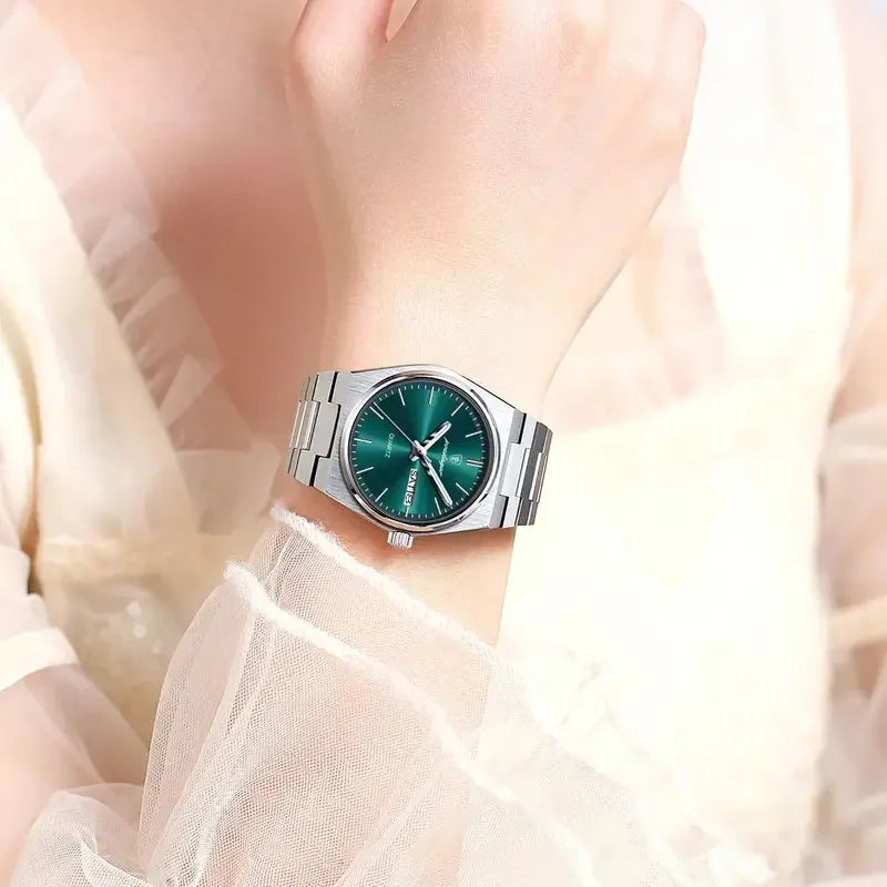 Poedagar 786 Luxury Stainless Steel Elegant Watch Women Waterproof Luminous Date Ladies Quartz Watch for Women
