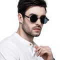 Retro Round Sunglasses with Custom Logo for Men & Women