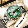 Poedagar 815 High Quality Men Watch Tachymeter Chronograph Montre Homme Stainless Steel Luminous Watch for Men Wholesale Price
