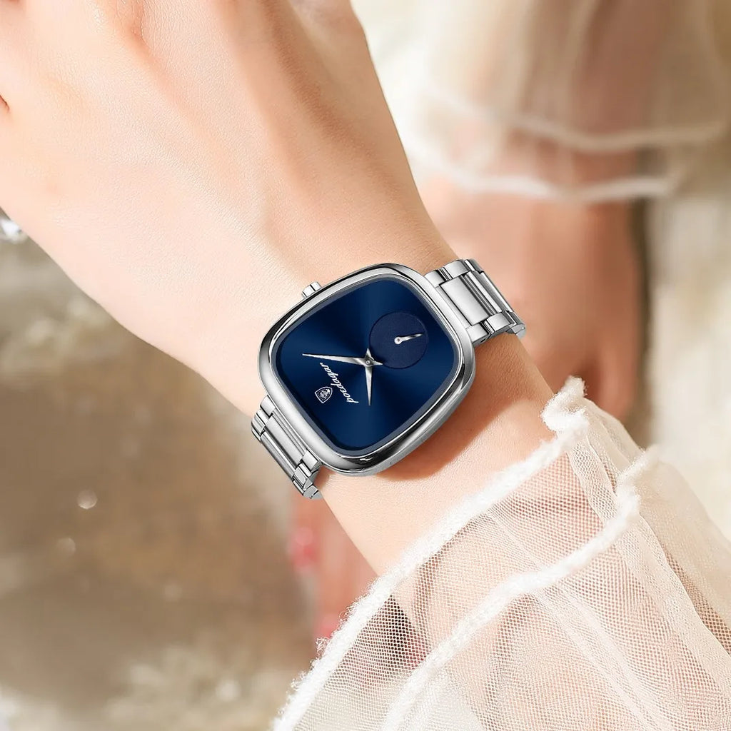 Poedagar 783 Luxury Womens Watches Dress Waterproof High Quality Stainless Steel Elegant Ladies Quartz Watch for Women Montre