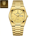 Poedagar Hot Sale 930 Luxury Quartz Watch Stainless Steel Men's Watches Waterproof Luminous Watch for Men