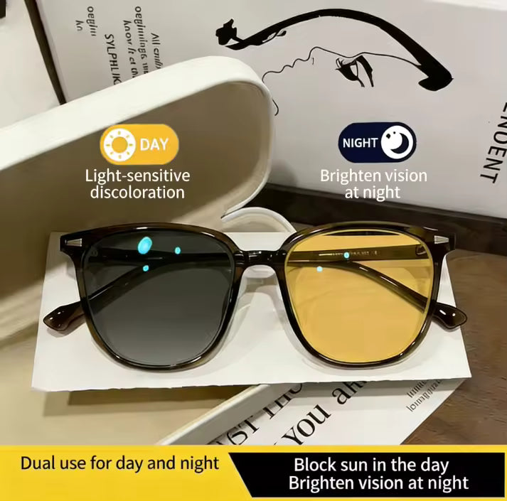 Day & Night Dual-Use Driving Glasses