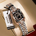 Poedagar 785 Elegant Womens Watches Waterproof Date Reloj Mujer Ladies Watch Stainless Steel Business Quartz Watch for Women