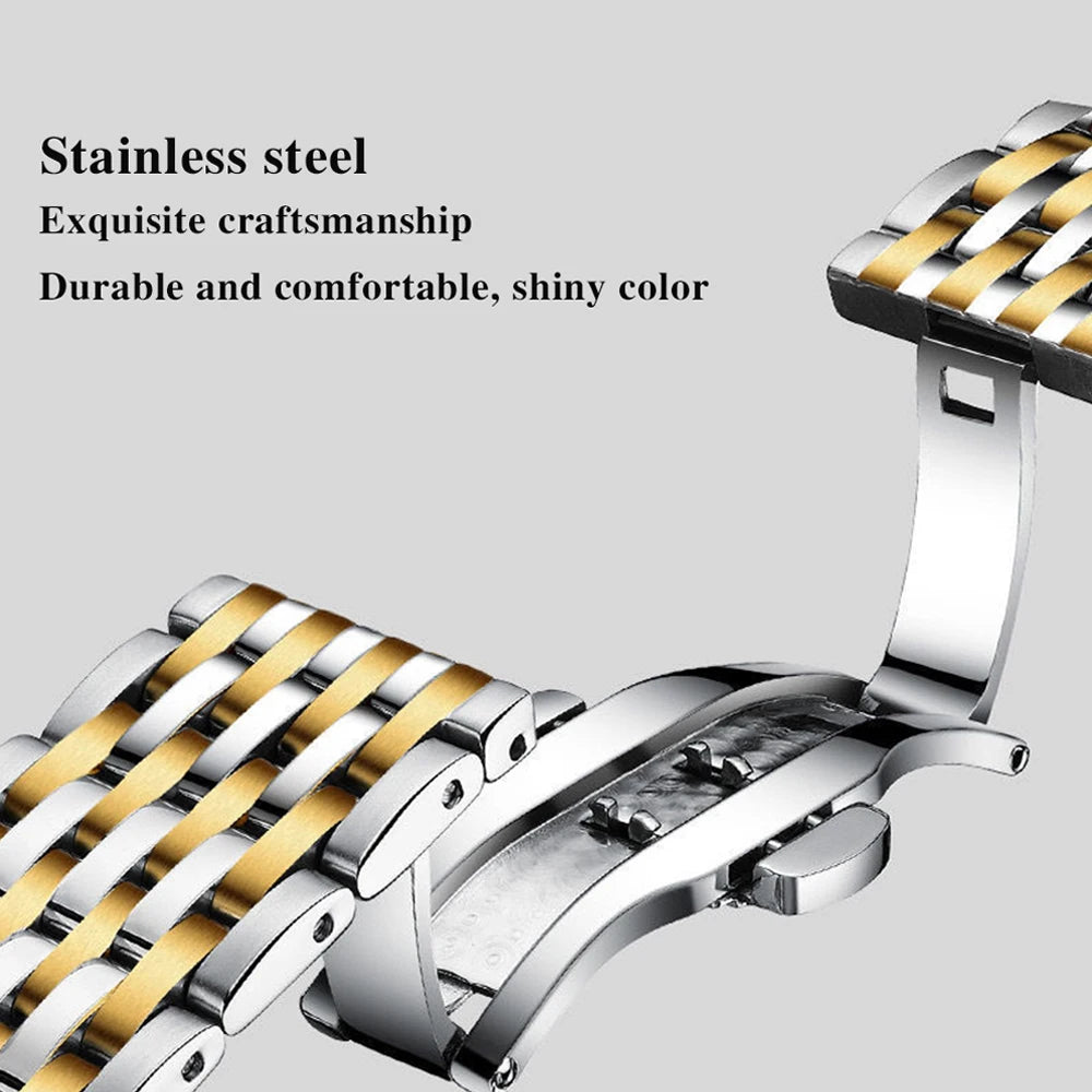 Poedagar Hot Sale Green Dial Men Watch Fashion Stainless Steel Luxury Quartz Watches Luminous Waterproof Watch for Men