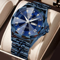 Poedagar 698 Luxury Waterproof Luminous Business Men Quartz Watches Stainless Steel Strap Calendar Watch for Men