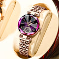 Poedagar Hot Sale Elegant Watch for Women Luxury Rose Gold Montre Femme Waterproof Stainless Steel Ladies Quartz Watch