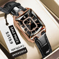 Poedagar 785 Luxury Women's Watch High Quality Business Dress Montre Wristwatch Leather Strap Waterproof Quartz Watch for Women